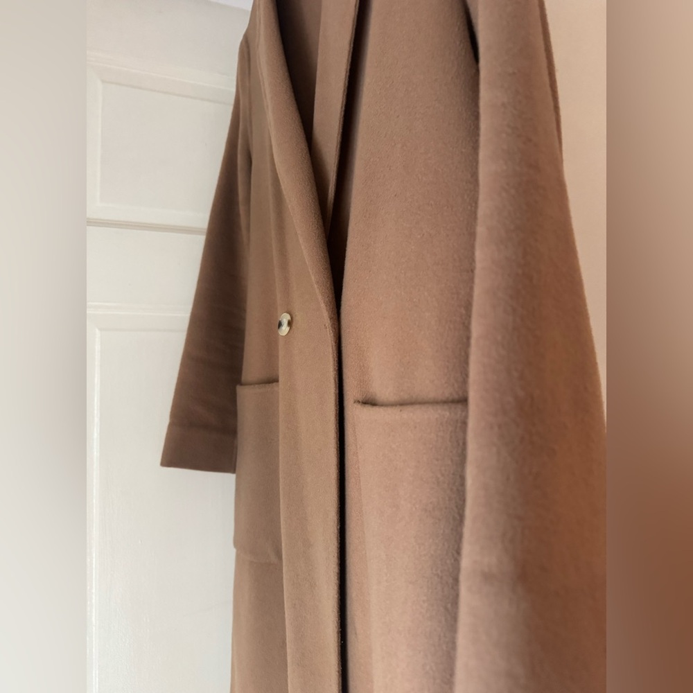 Zara Double-Breasted Wool Coat - Picture 3 of 8